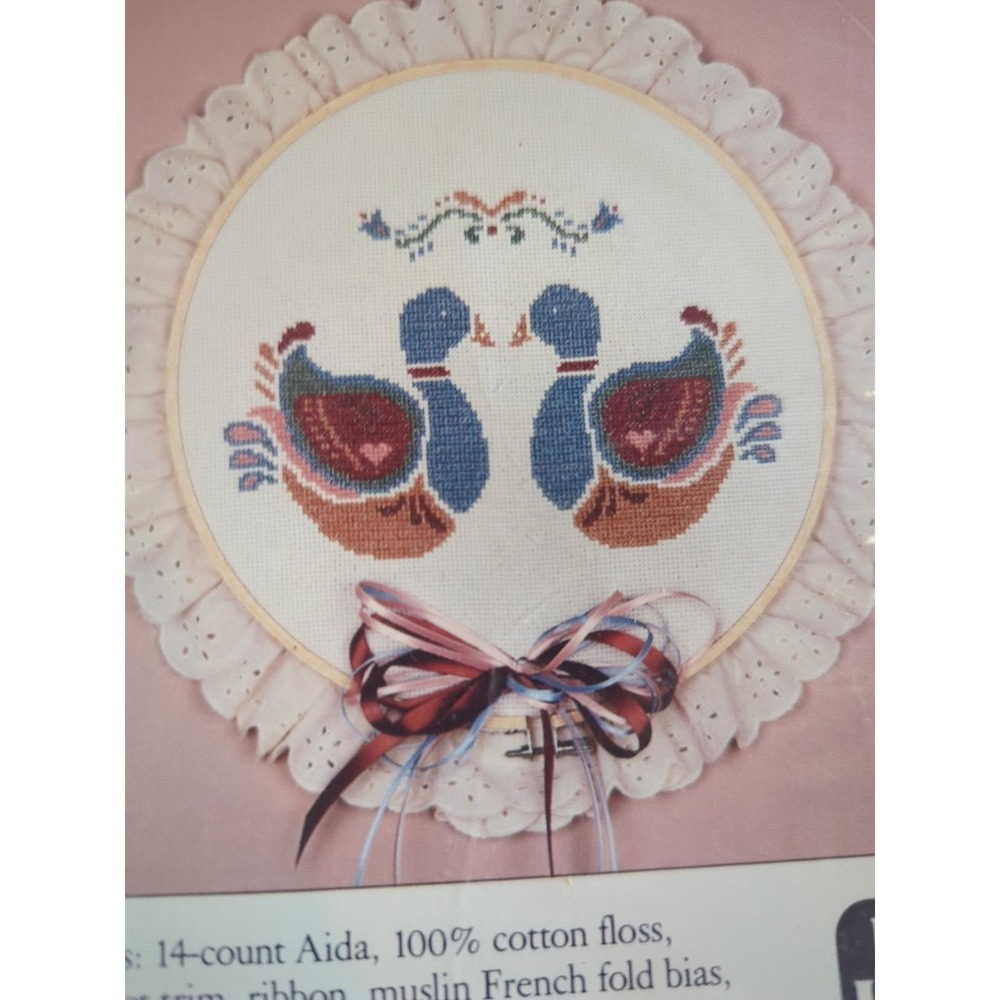 V1985 Better Homes & Gardens Tole Birds Cross Stitch Kit #4045 USA